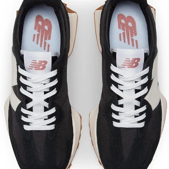 New Balance Black and Cream Women's Sneakers - Picture 2 of 3